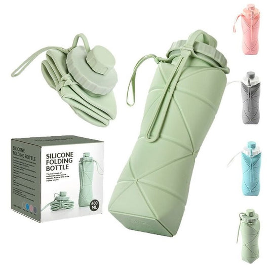 Foldable Water Bottle – Portable Leakproof Travel Bottle