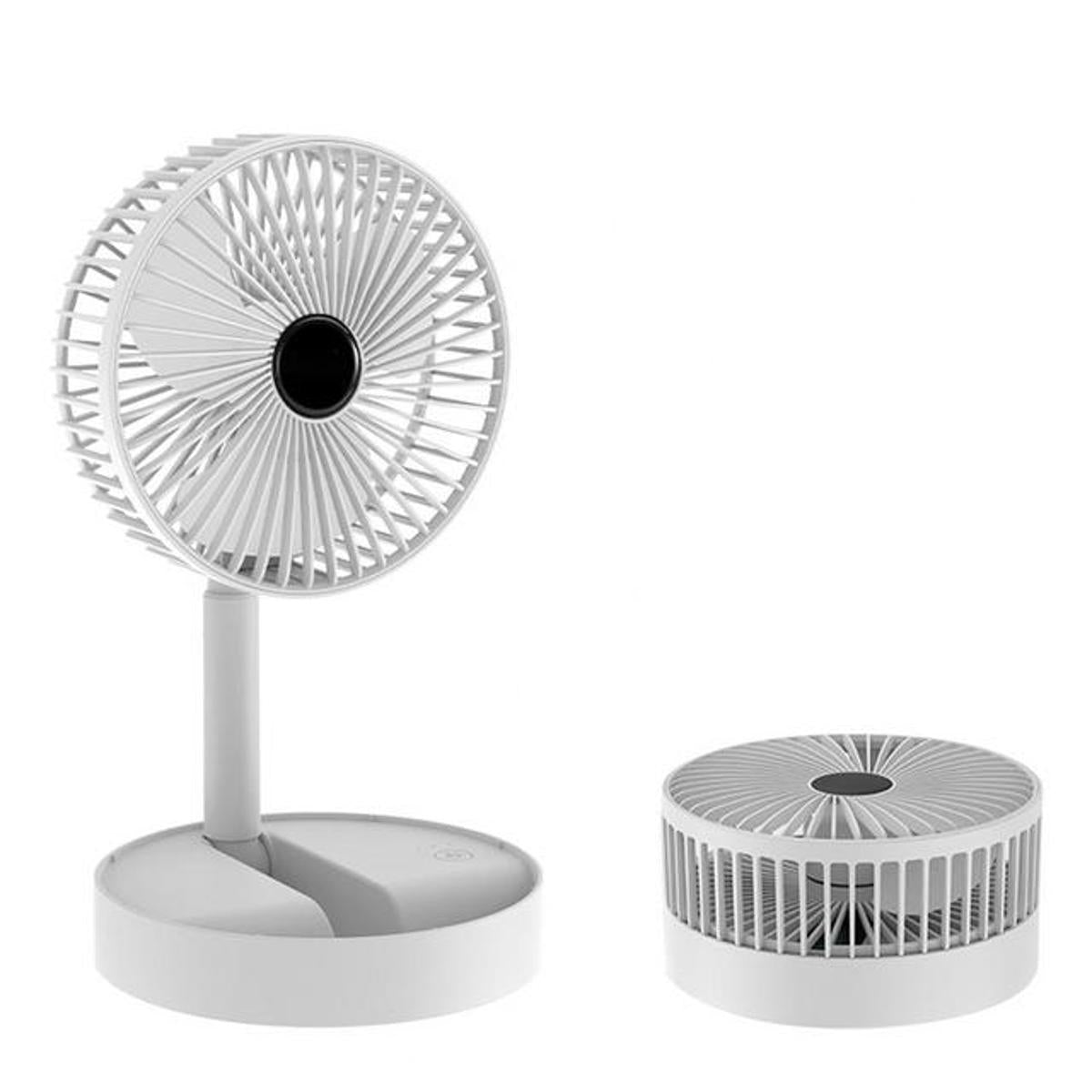 FEIDIAO Rechargeable Telescopic Foldable Mini Fan – Low Noise Portable Desktop & Outdoor Fan
