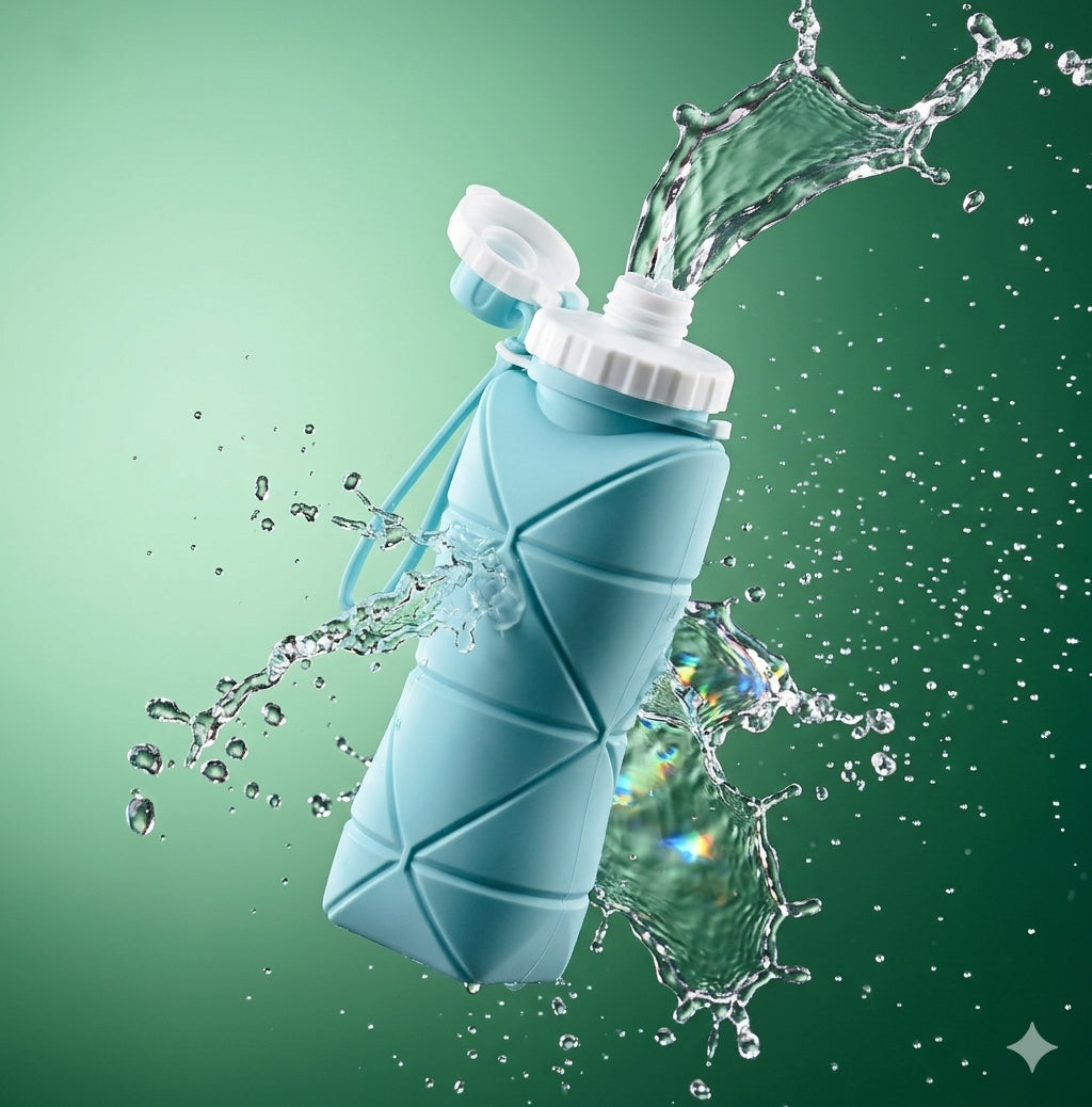 Foldable Water Bottle – Portable Leakproof Travel Bottle